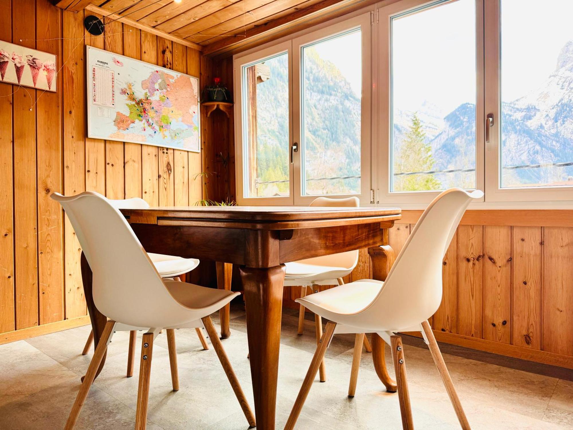 Cozy Apartment In Vintage House In Kandersteg Dış mekan fotoğraf
