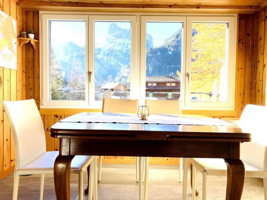 Cozy Apartment In Vintage House In Kandersteg Dış mekan fotoğraf