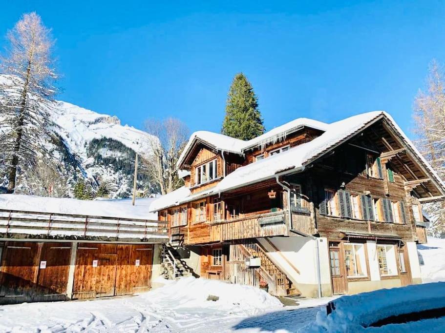 Cozy Apartment In Vintage House In Kandersteg Dış mekan fotoğraf