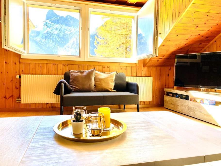 Cozy Apartment In Vintage House In Kandersteg Dış mekan fotoğraf
