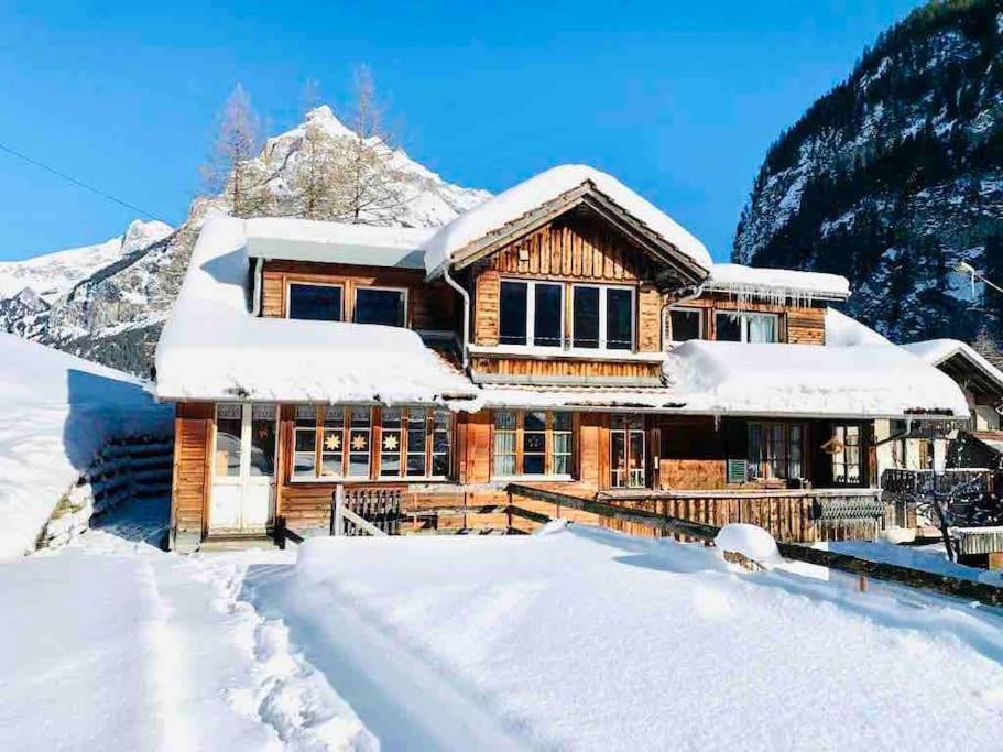 Cozy Apartment In Vintage House In Kandersteg Dış mekan fotoğraf