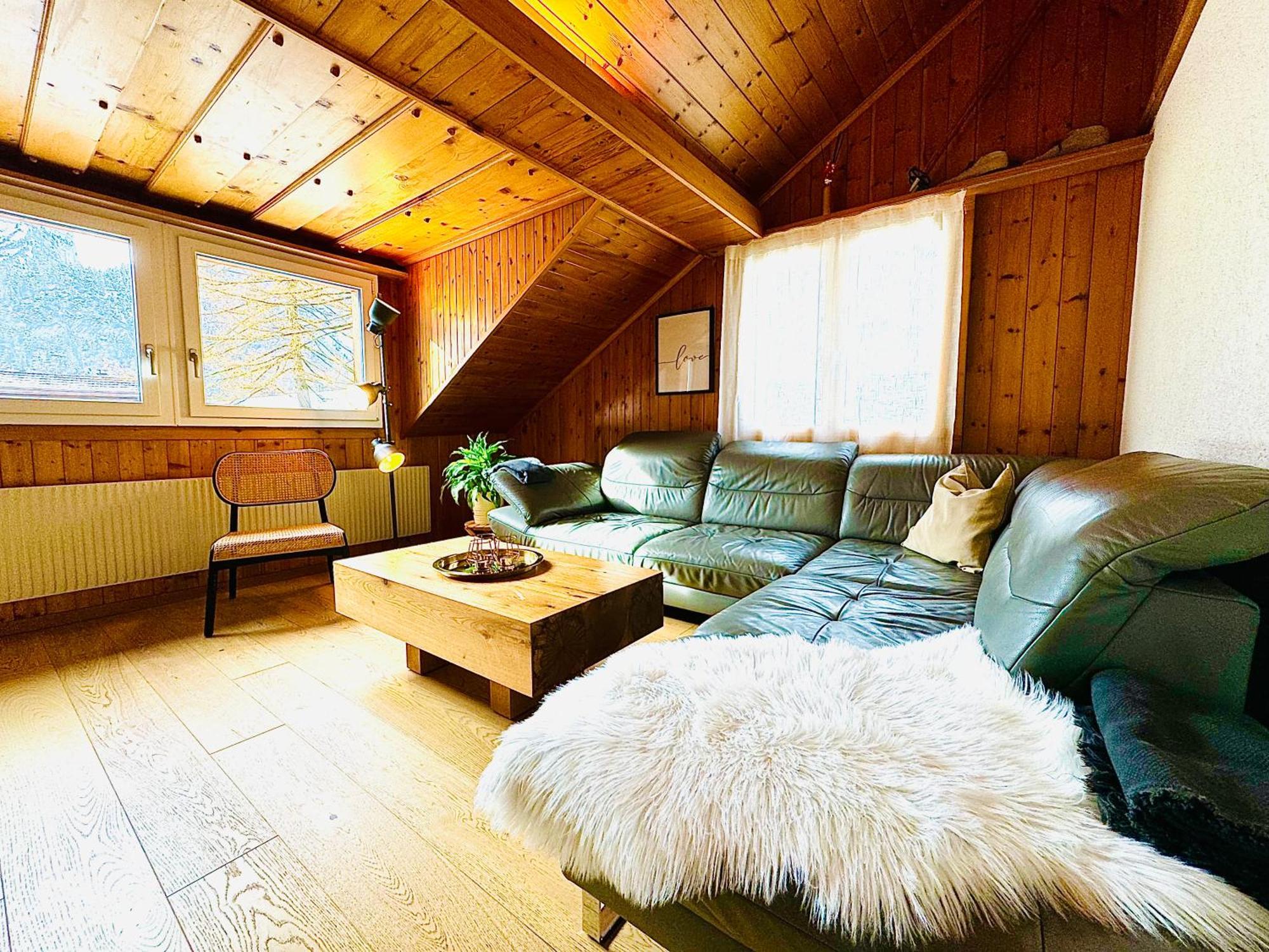 Cozy Apartment In Vintage House In Kandersteg Dış mekan fotoğraf
