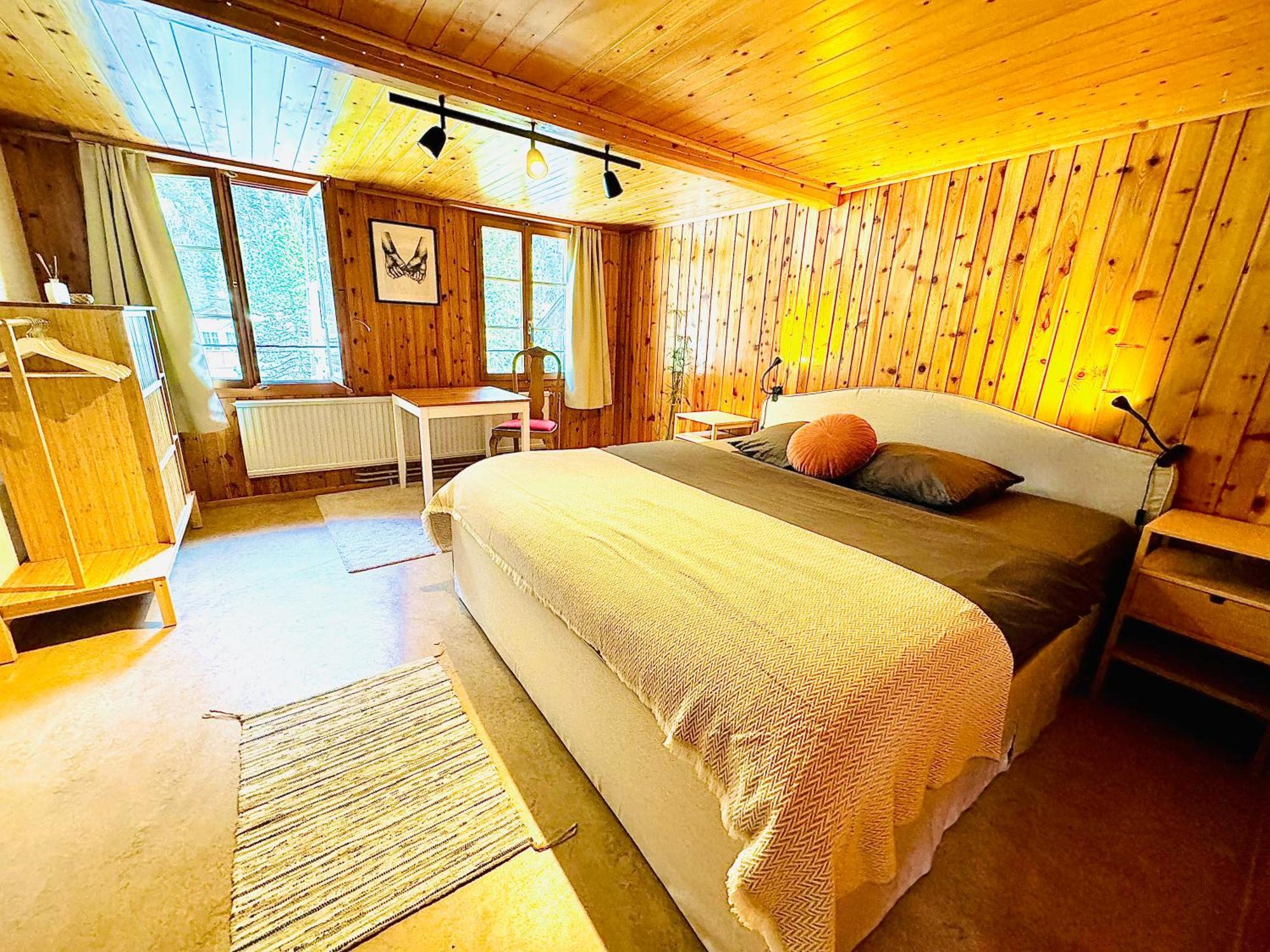 Cozy Apartment In Vintage House In Kandersteg Dış mekan fotoğraf