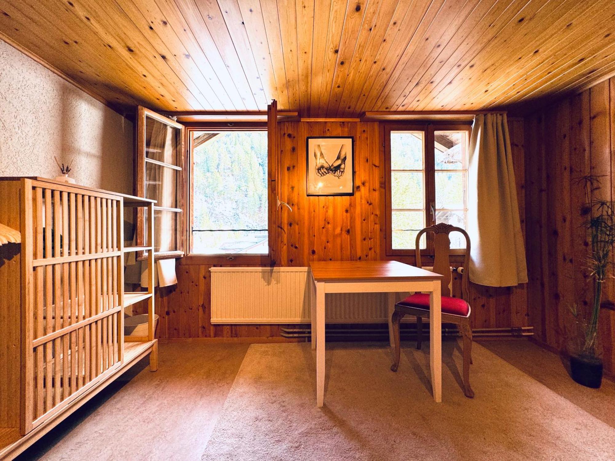 Cozy Apartment In Vintage House In Kandersteg Dış mekan fotoğraf